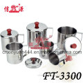 Stainless Steel Water Mug with Cover Set (FT-3300)